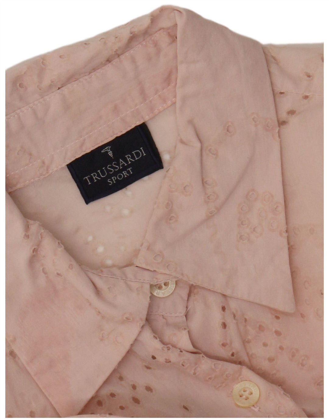 Γυναικεία μπλούζα Trussardi See Through Shirt UK 14 Medium Pink