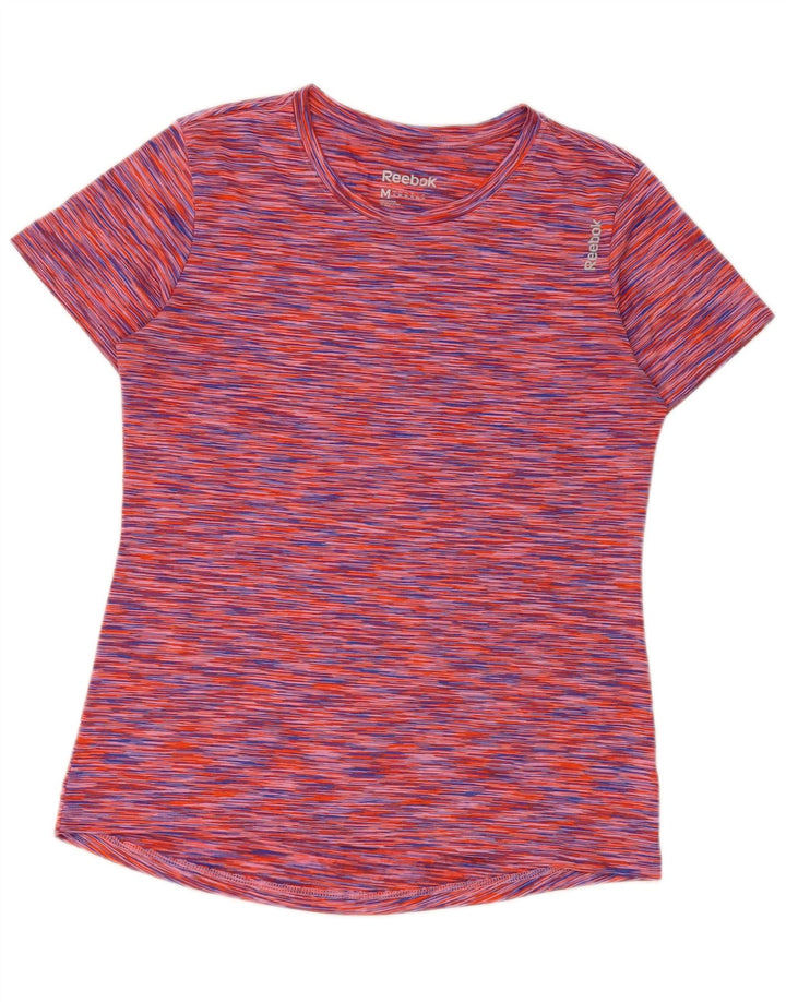 Γυναικείο μπλουζάκι Reebok Top UK 12 μεσαίο πολύχρωμο πολυεστέρας