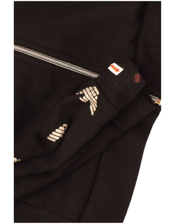 EMPORIO ARMANI Γραφική αθλητική φόρμα για αγόρια Μπουφάν 15-16 ετών XL Μαύρο