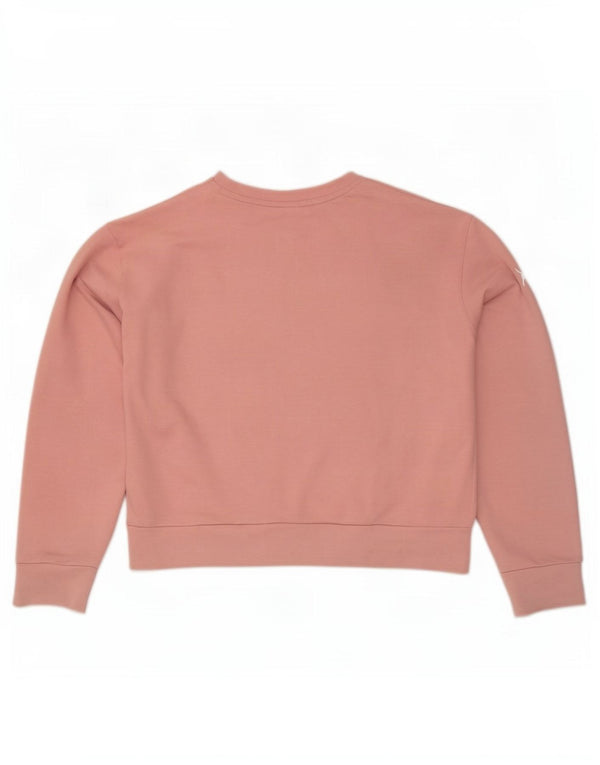 Γραφικό φούτερ Puma Crank Crop Jumper UK 6 XS Pink