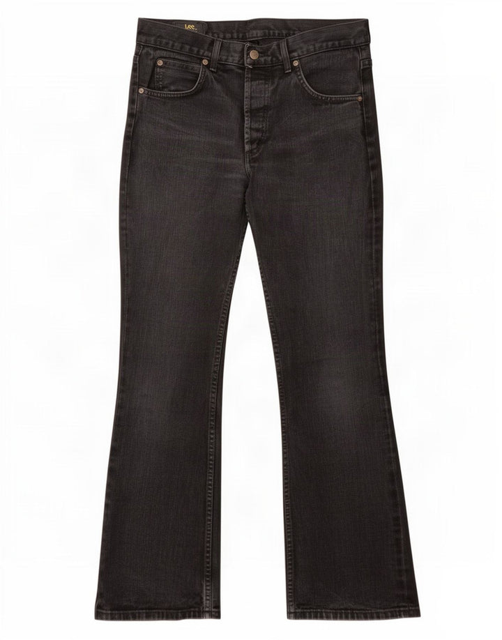 Lee Mens Denver Bootcut Jeans W34 L30 Μαύρο βαμβακερό