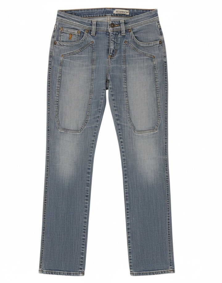 JECKERSON Womens Straight Jeans W27 L34 Blue