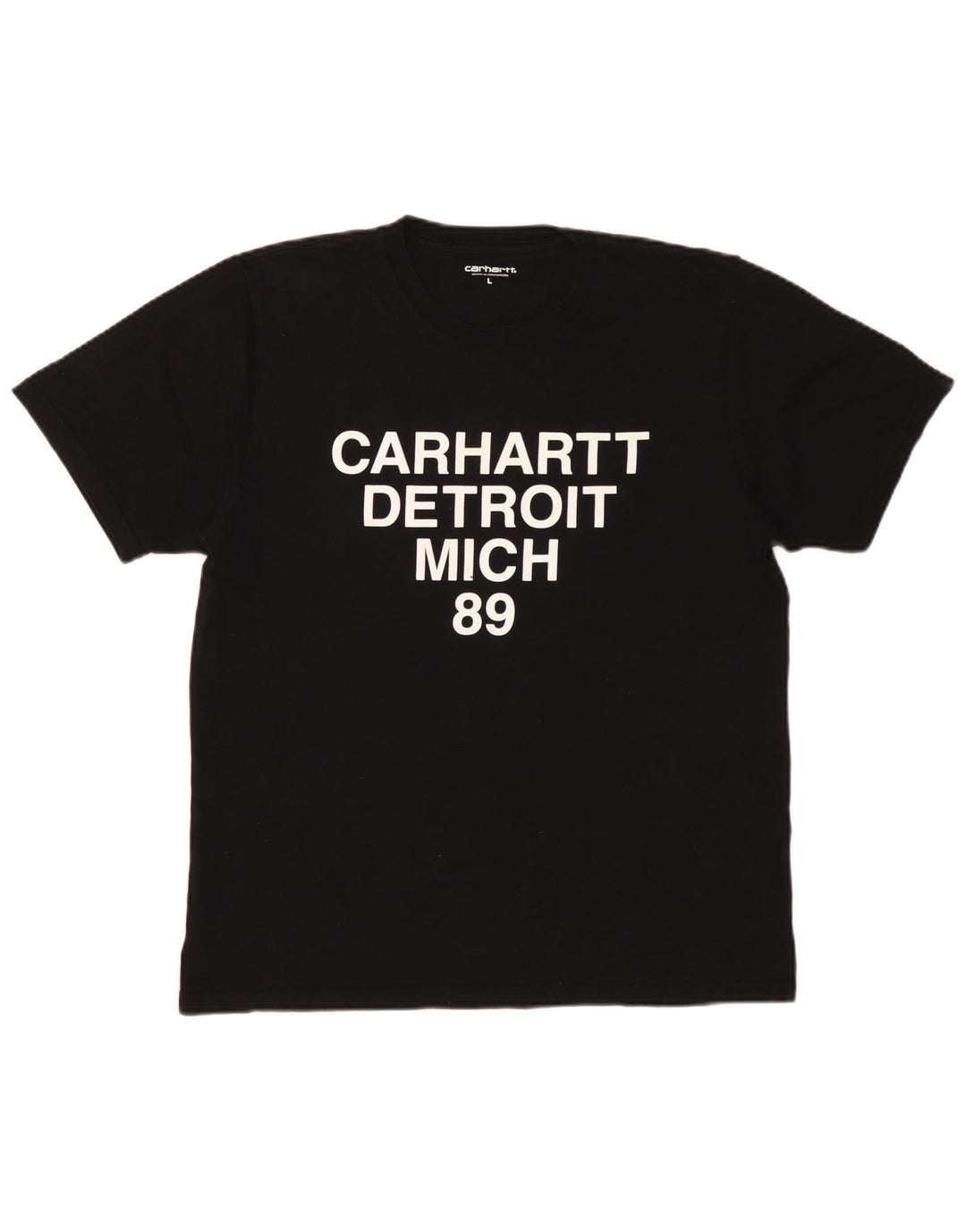 Ανδρικό γραφικό T-Shirt Carhartt Top μεγάλο μαύρο βαμβακερό