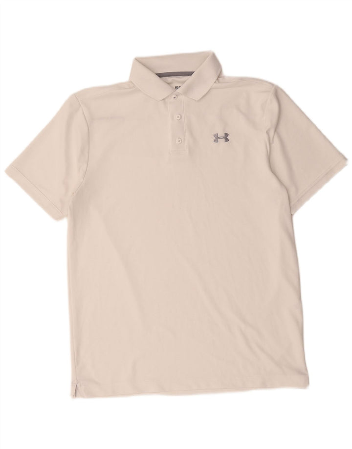 Under Armour Ανδρικό Heat Gear Polo πουκάμισο μεσαίο λευκό