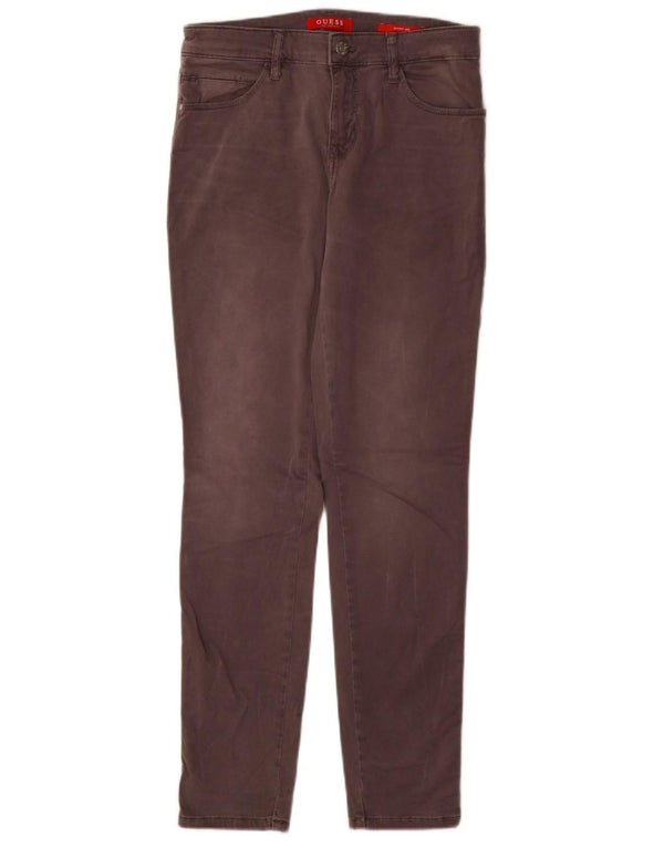 GUESS Γυναικείο Skinny Casual Παντελόνι W28 L30 Γκρι Βαμβακερό