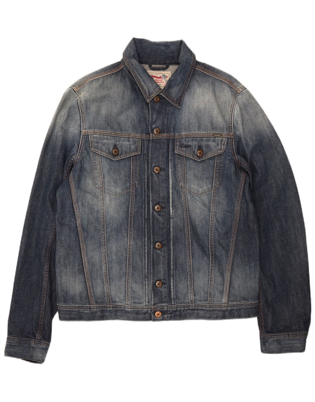 Diesel Ανδρικό Τζιν Μπουφάν UK 42 XL Μπλε Βαμβακερό