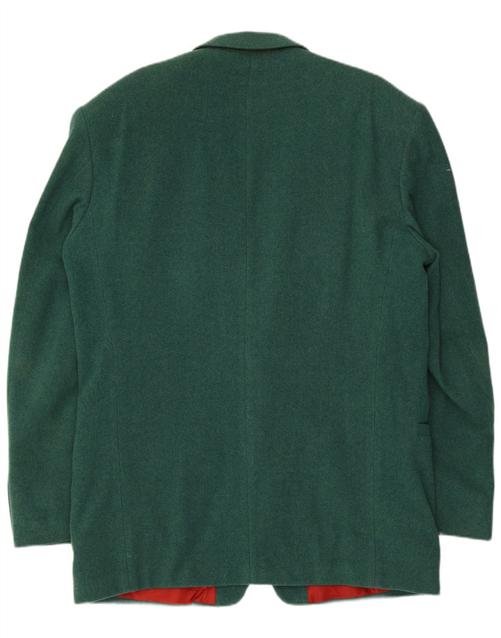 Redpoint Ανδρικό σακάκι σακάκι με 2 κουμπιά UK 40 Large Green Lambswool