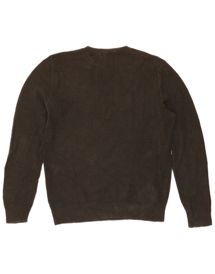 Ανδρικό πουλόβερ Cos Crew Neck Jumper Μεσαίο βαμβακερό χακί