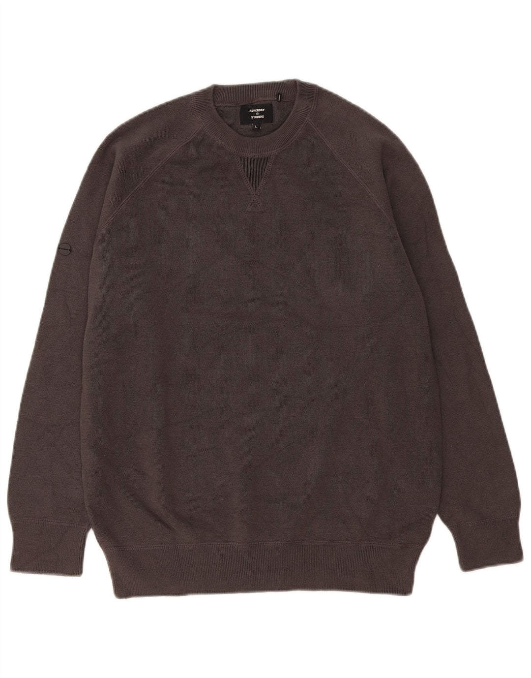 Ανδρικό φούτερ Superdry Jumper μεγάλο γκρι βαμβακερό