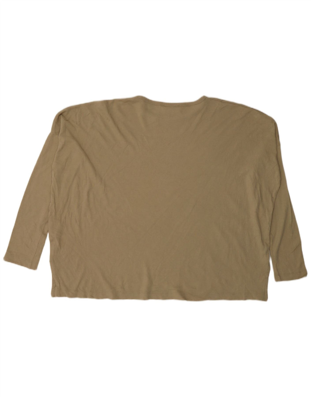 Cos Γυναικείο τοπ μακρυμάνικο UK 6 XS Beige βαμβακερό