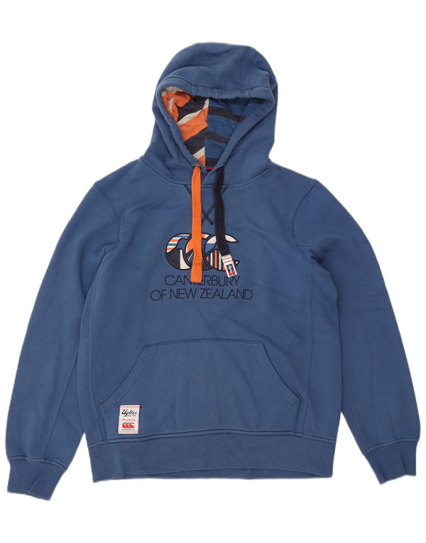 Canterbury Mens Uglies Graphic Hoodie Jumper Medium Blue