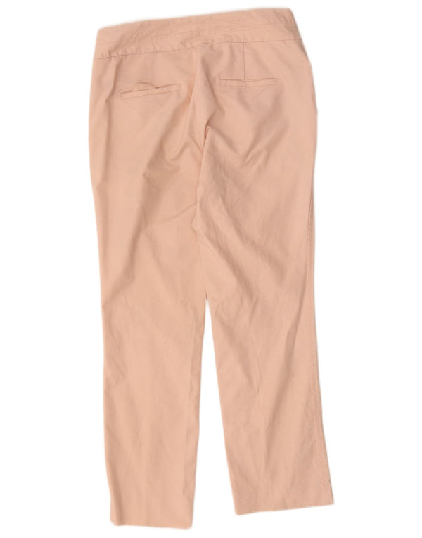 Zara Γυναικείο ίσιο παντελόνι Chino EU 38 Small W28 L25 Ροζ βαμβακερό