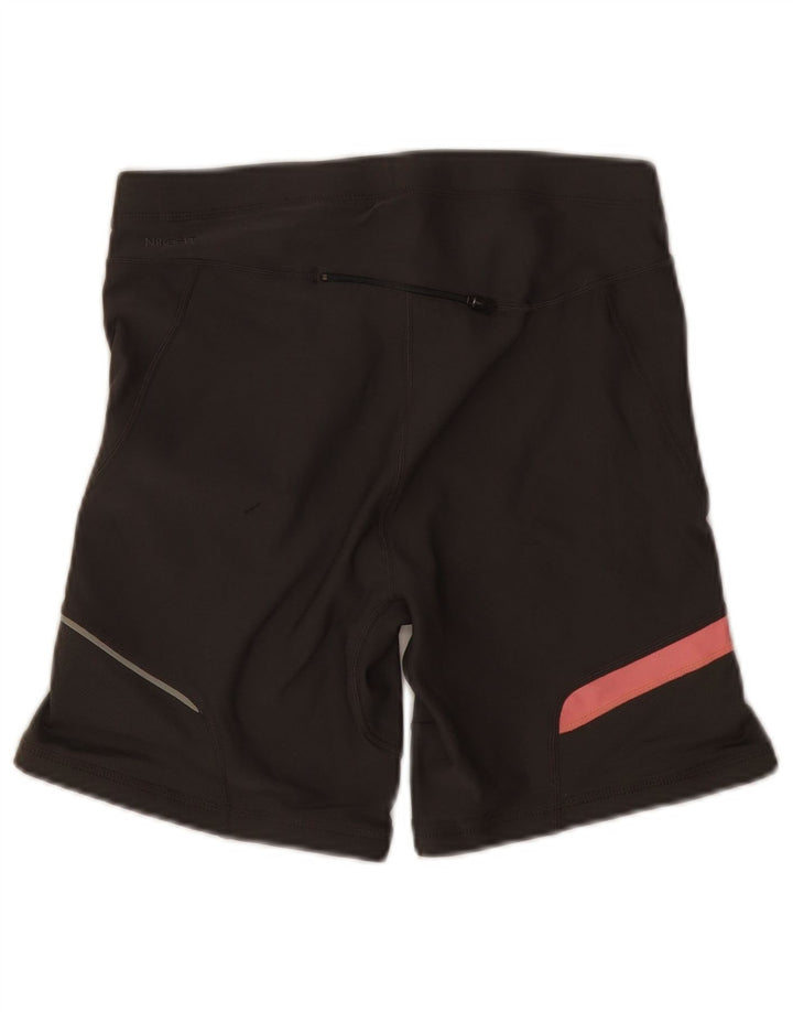Γυναικείο αθλητικό σορτς Nike UK 10/12 μεσαίο μαύρο πολυεστέρας