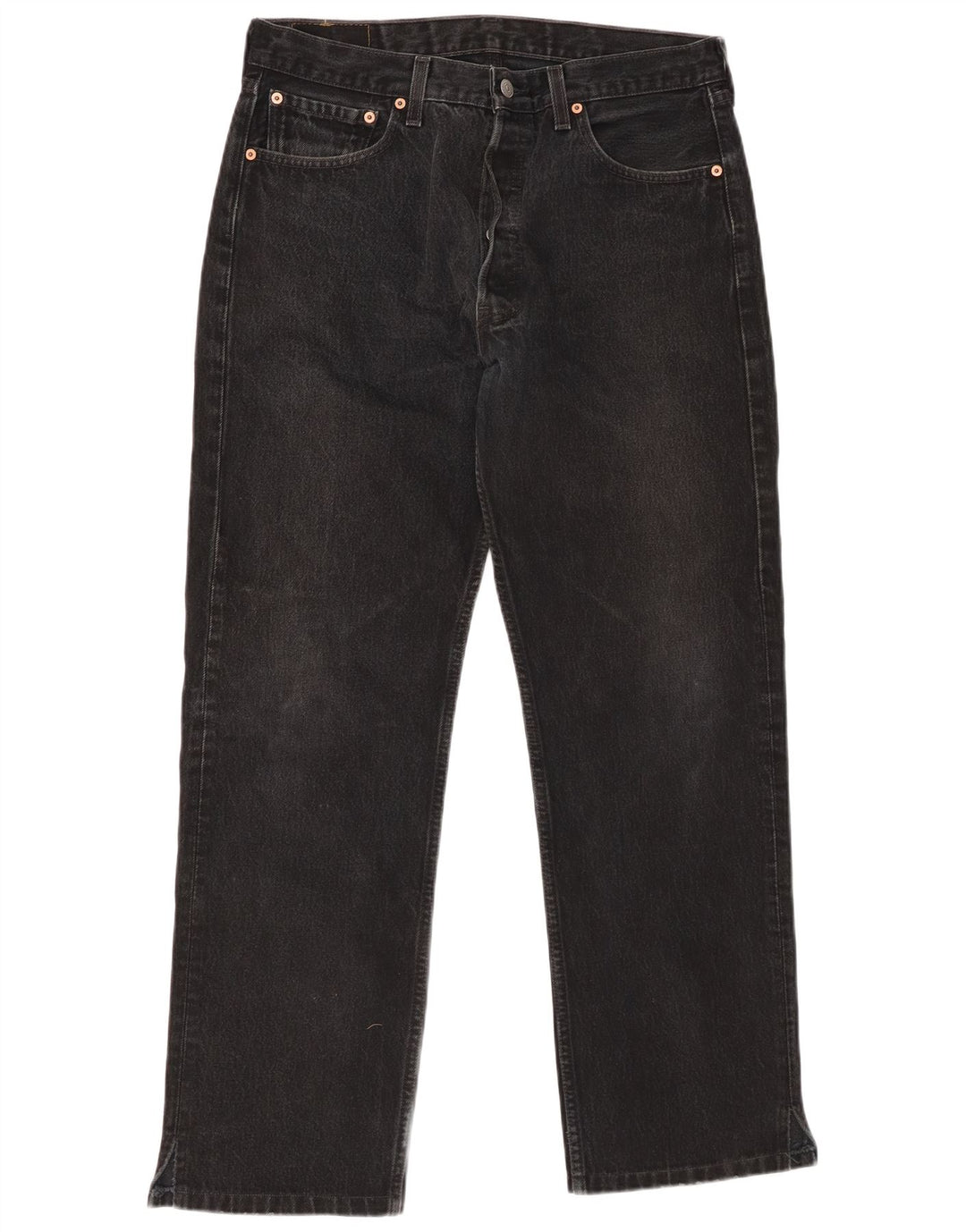 LEVI'S Ανδρικό τζιν 501 ίσιο W34 L30 μαύρο βαμβακερό