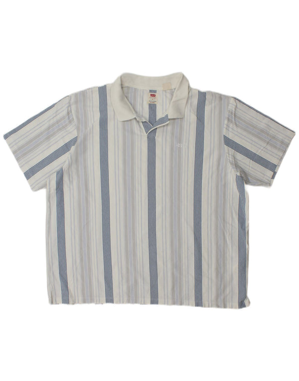 Ανδρικό πουκάμισο Levi's Relaxed Polo XL Μπλε ριγέ βαμβακερό
