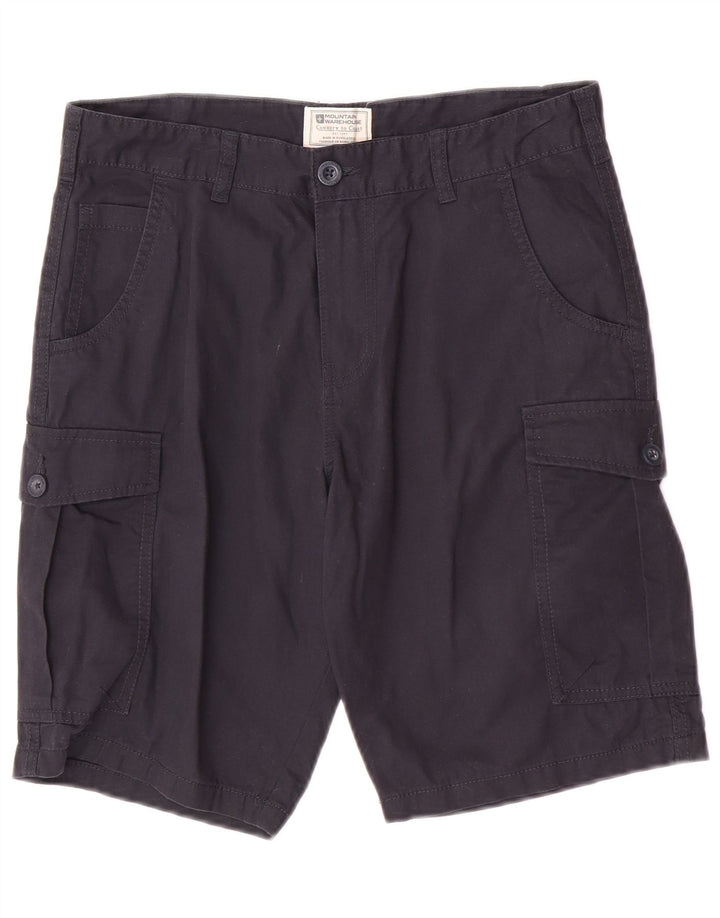 Mountain Warehouse Ανδρικό Σορτς Regular Cargo W30 Medium Navy Blue Cotton