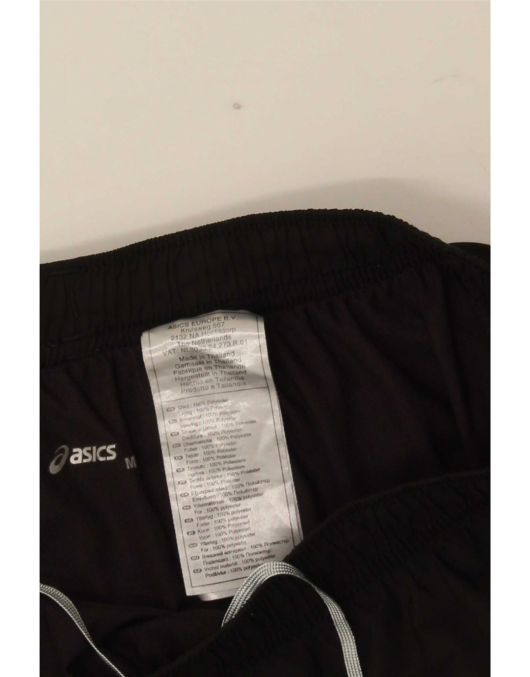Ανδρικό αθλητικό σορτς Asics, μεσαίο μαύρο χρώμα, πολυεστέρας