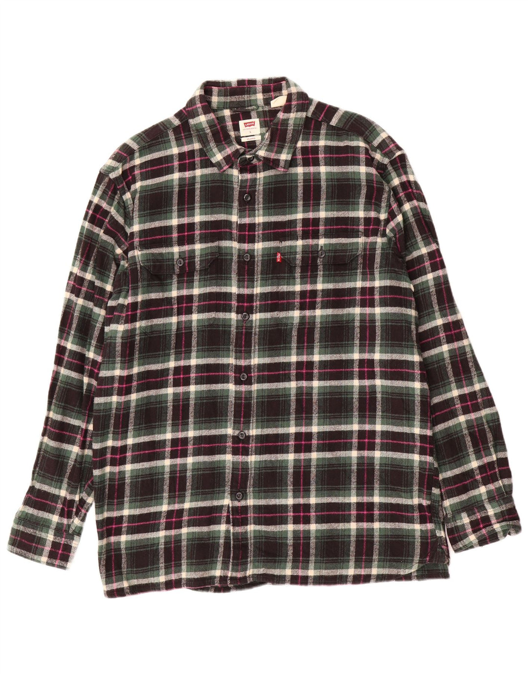 Ανδρικό πουκάμισο Levi's Relaxed Fit Flannel Μεγάλο πολύχρωμο βαμβακερό καρό