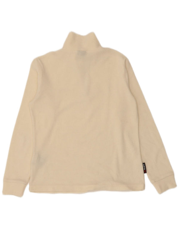 Invicta Γυναικείο φερμουάρ Fleece Jumper UK 14 Medium Off White Πολυεστέρας