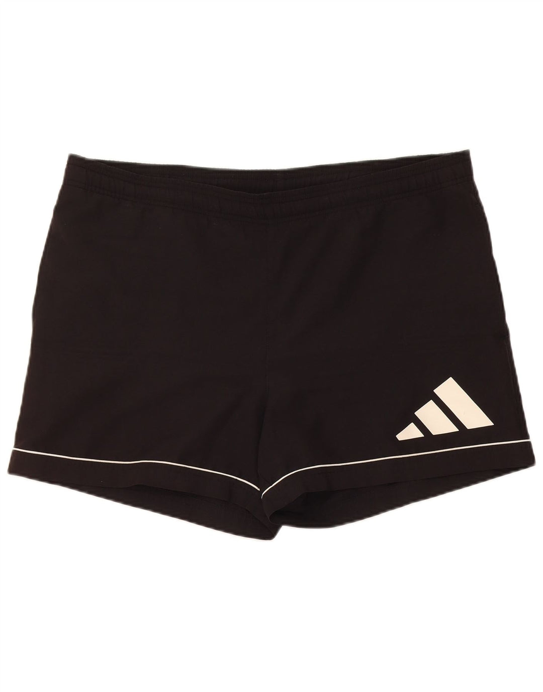 Ανδρικό σορτς κολύμβησης Adidas από μεσαίο μαύρο πολυεστέρα