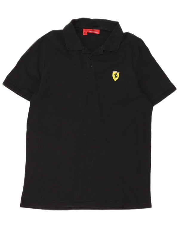 Ferrari Ανδρική Scuderia Ferrari Graphic Polo πουκάμισο μεγάλο μαύρο