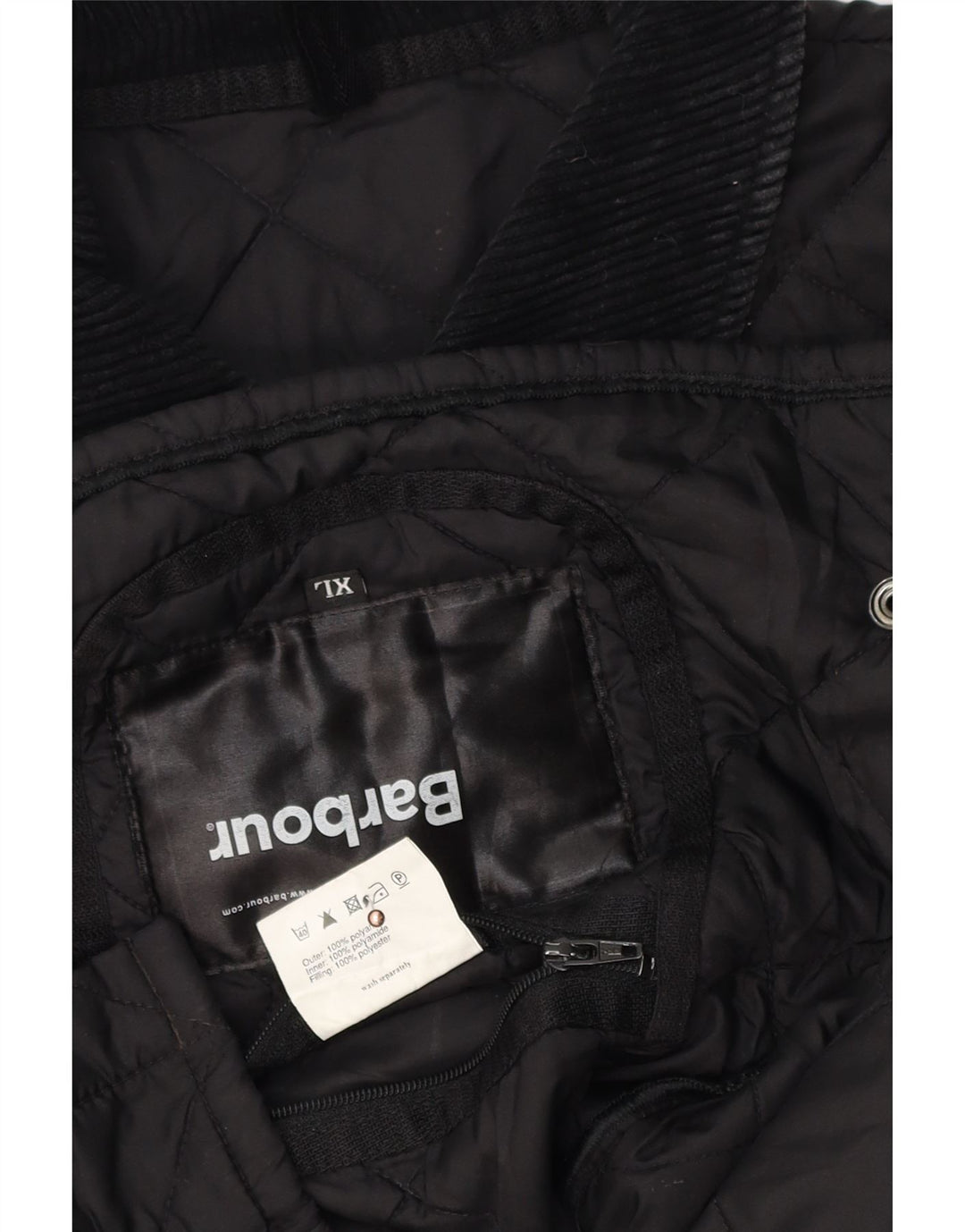Γυναικείο καπιτονέ μπουφάν Barbour UK 18 XL Μαύρο Πολυαμίδιο