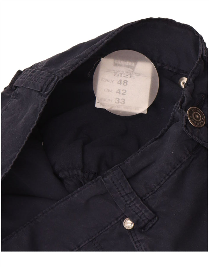 Ανδρικό ίσιο casual παντελόνι CARRERA IT 48 Medium W30 L33 Navy Blue