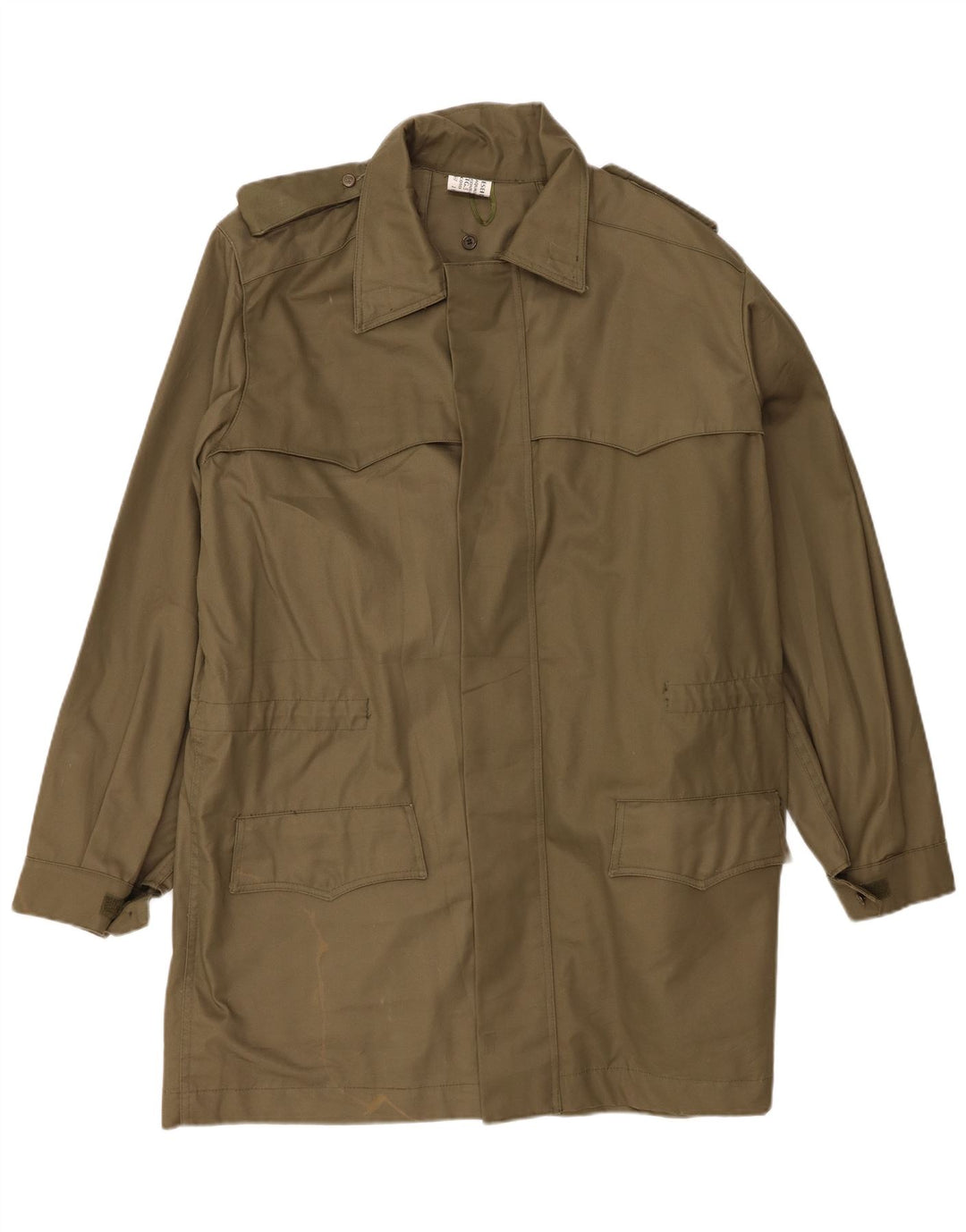 Ανδρικό παλτό Vintage Military IT 50 Large Khaki Cotton