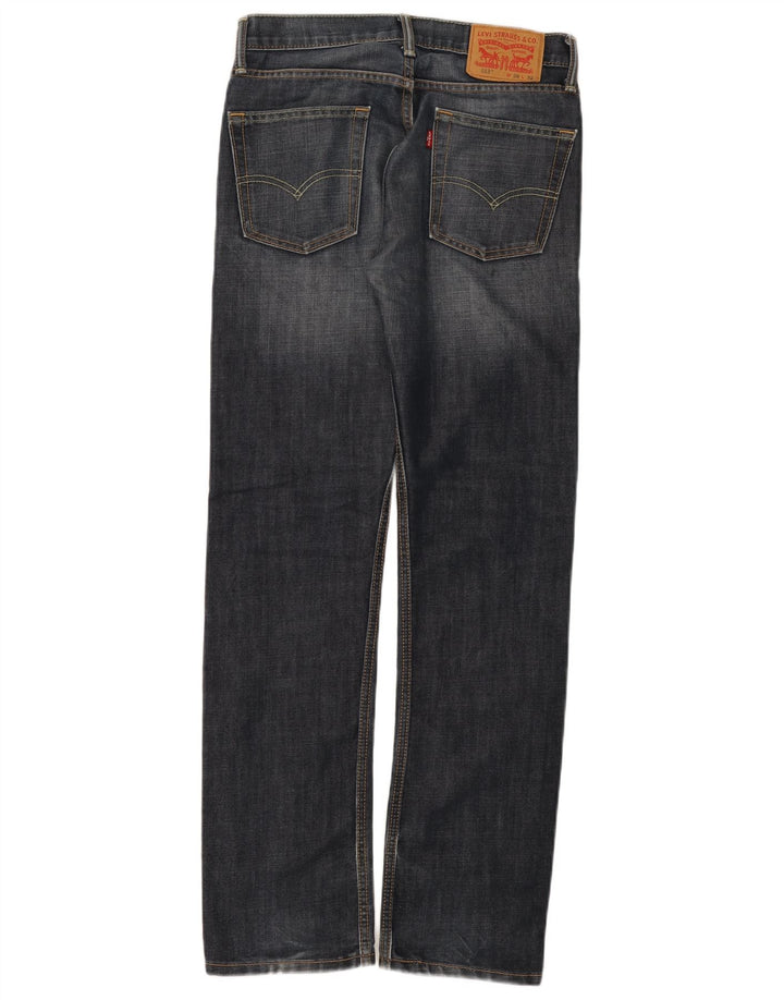 Levi's Mens 513 Slim Straight Jeans W28 L32 Μπλε Βαμβακερό