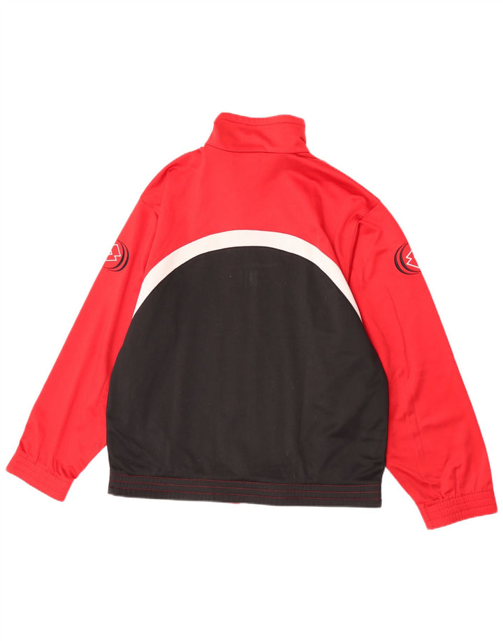 Ανδρική φόρμα Lotto Graphic Top Jacket UK 38/40 Medium Red Colourblock