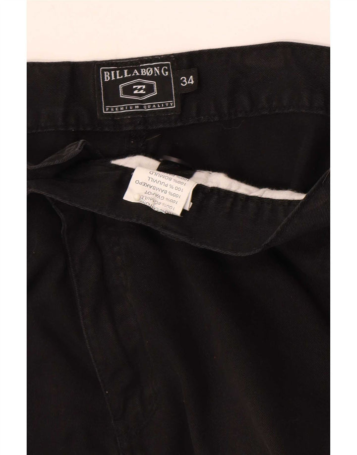 Ανδρικό σορτς Cargo Billabong W34 μεγάλο μαύρο βαμβακερό