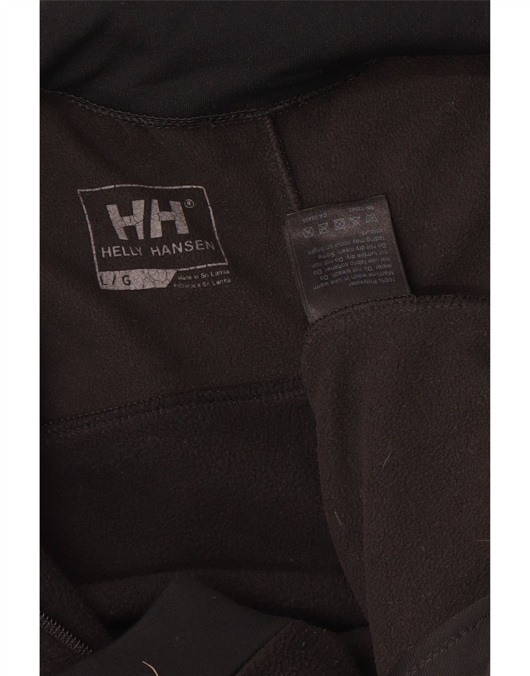 HELLY HANSEN Ανδρικό Fleece Jacket UK 40 Large Black Colorblock Πολυεστέρας