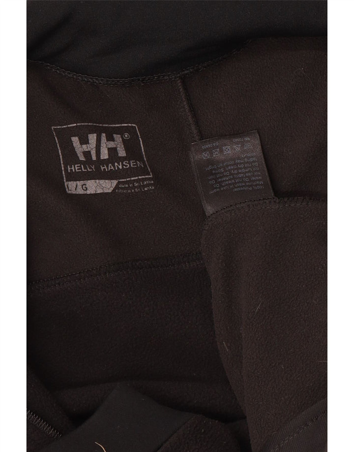 HELLY HANSEN Ανδρικό Fleece Jacket UK 40 Large Black Colorblock Πολυεστέρας
