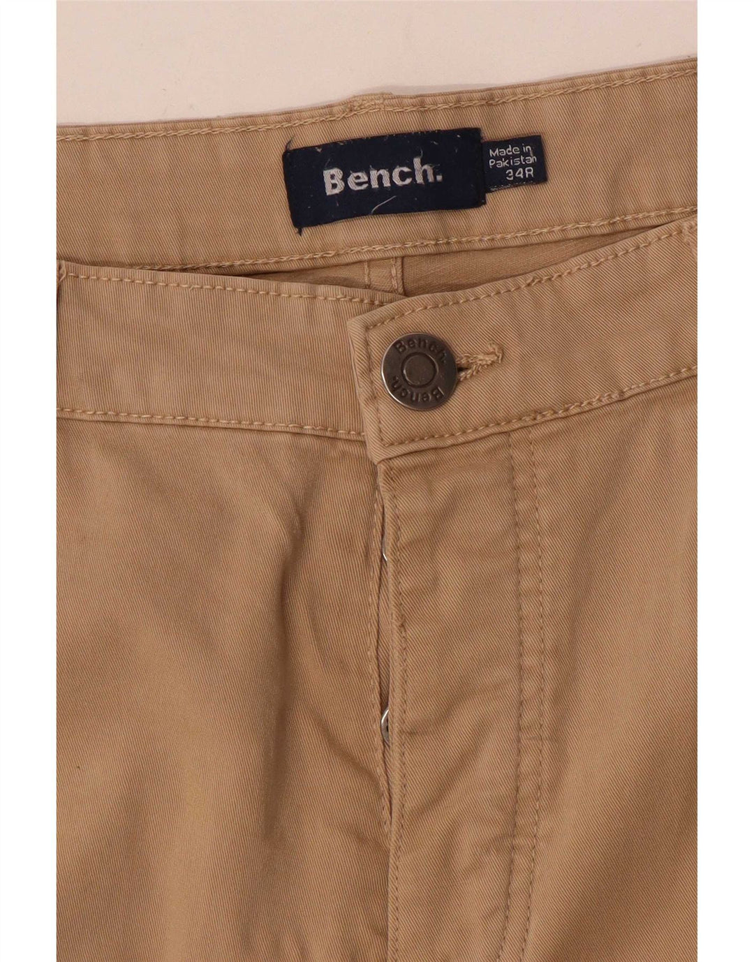 Ανδρικό Παντελόνι Πάγκος Slim Casual W34 L32 Beige