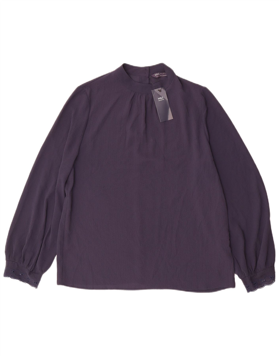 Γυναικεία μακρυμάνικη μπλούζα Marks & Spencer Top UK 12 Medium Navy Blue