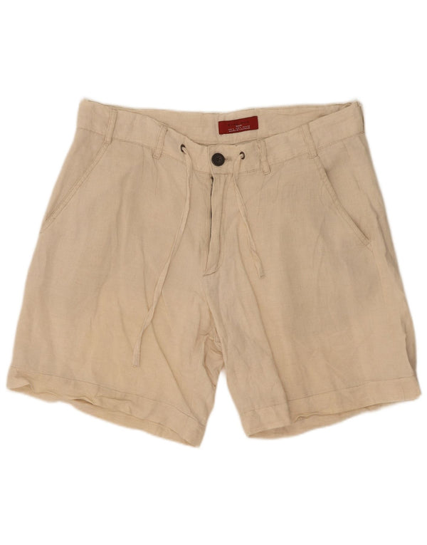 Zara Ανδρικό Σορτς Chino Large W32 Beige