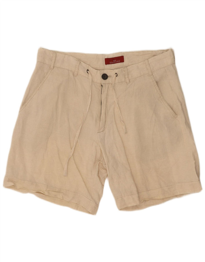 Zara Ανδρικό Σορτς Chino Large W32 Beige