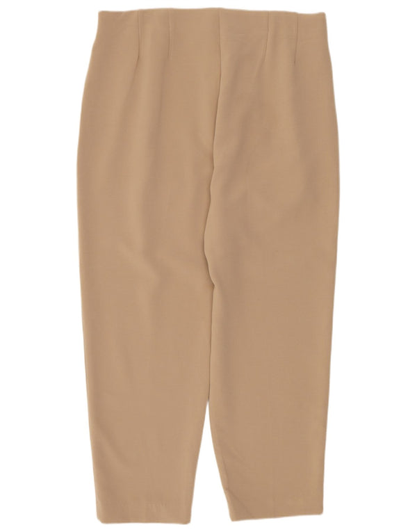 Marks & Spencer Γυναικείο κωνικό παντελόνι UK 14 Medium W30 L24 Beige