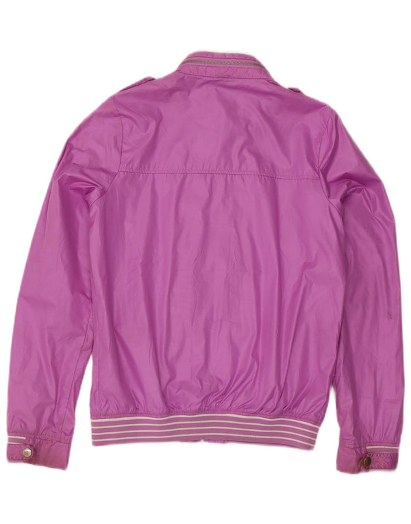 Converse Womens Military Hooded Tracksuit Top Jacket UK 10 Small Purple