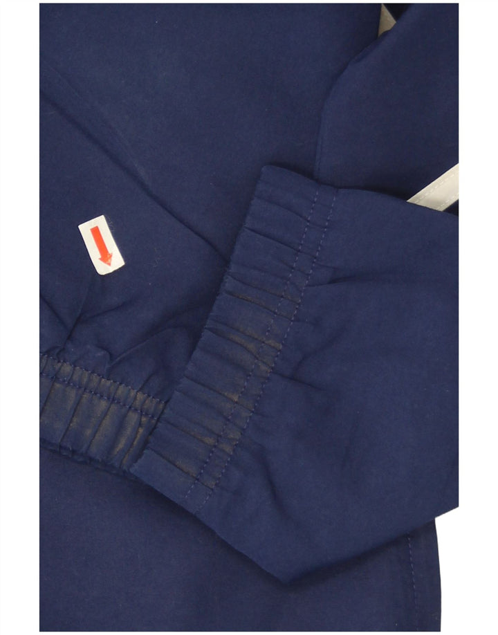 Ανδρική φόρμα φόρμας Adidas με γραφικό τοπ μπουφάν μεγάλο μπλε ναυτικό χρώμα