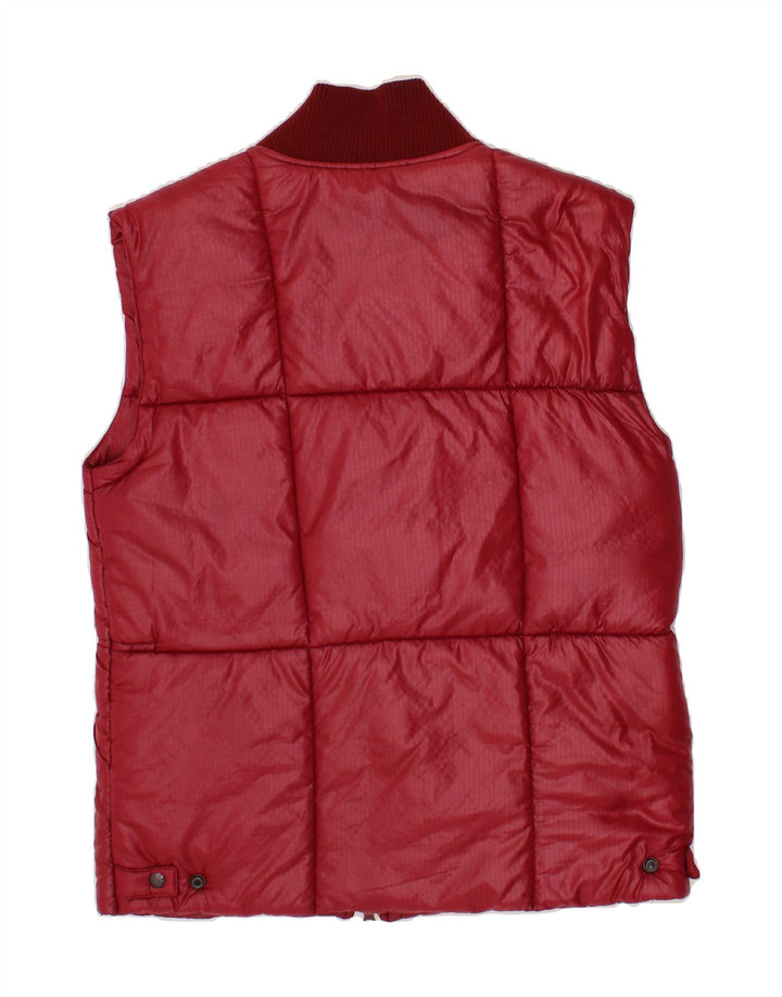 SPITFIRE Mens Padded Gilet UK 36 Small Burgundy Polyester Vintage Spitfire and Second-Hand Spitfire from Messina Hembry 