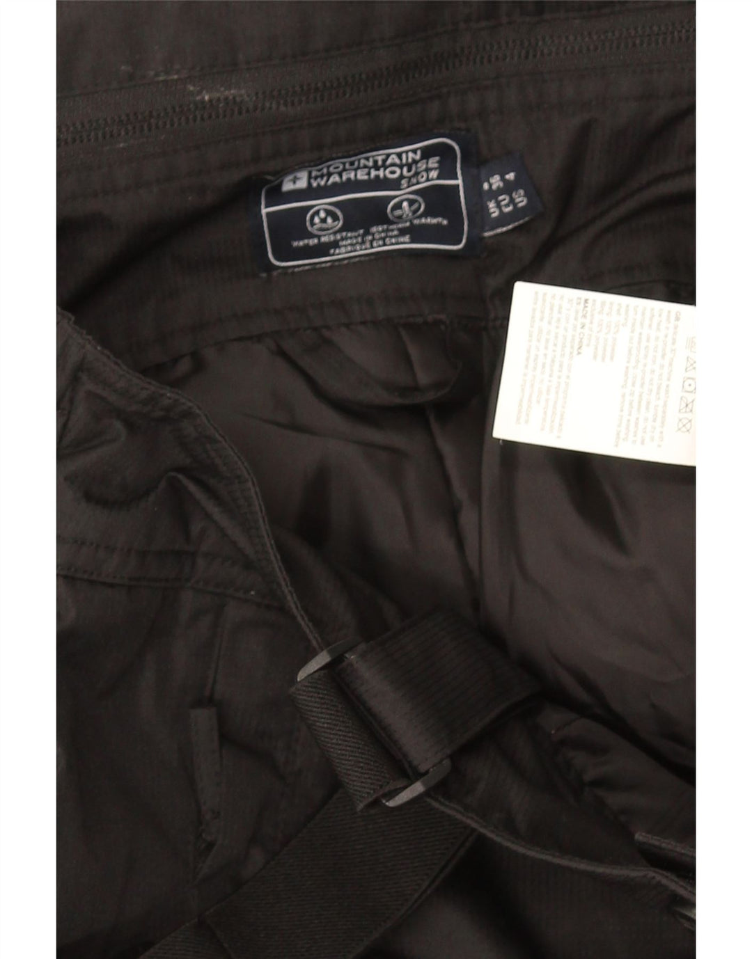 Mountain Warehouse Womens Dungarees Ski Trousers UK 8 Small Black