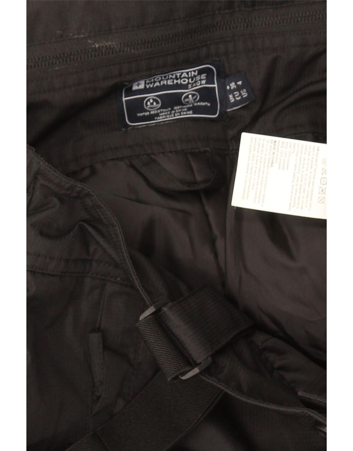 Mountain Warehouse Womens Dungarees Ski Trousers UK 8 Small Black