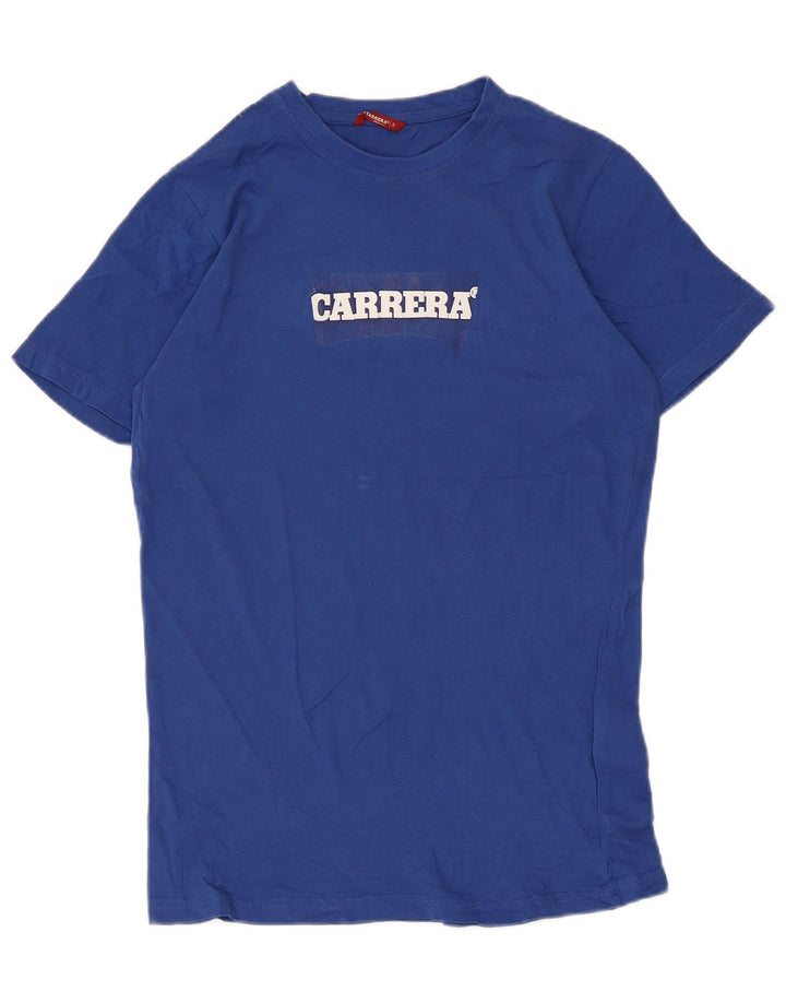 Ανδρικό γραφικό T-Shirt Carrera Μπλουζάκι από μικρό μπλε βαμβακερό
