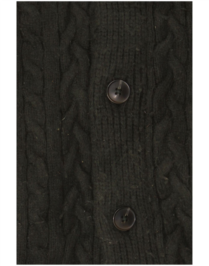Ανδρικό πουλόβερ ζακέτα Marks & Spencer Medium Khaki Polyester
