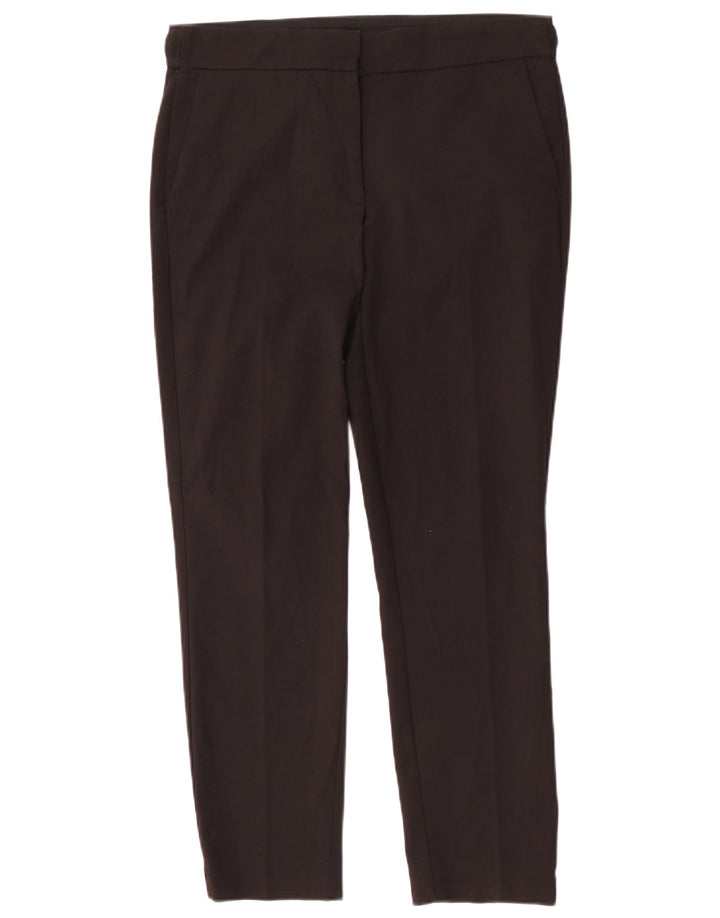 Zara Γυναικείο Slim Παντελόνι Chino Μεγάλο W30 L27 Μαύρο