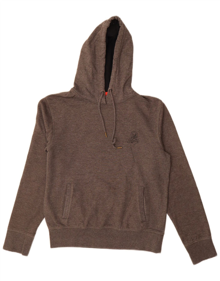 Jack & Jones Ανδρικό γραφικό με κουκούλα, μεσαίο γκρι βαμβακερό