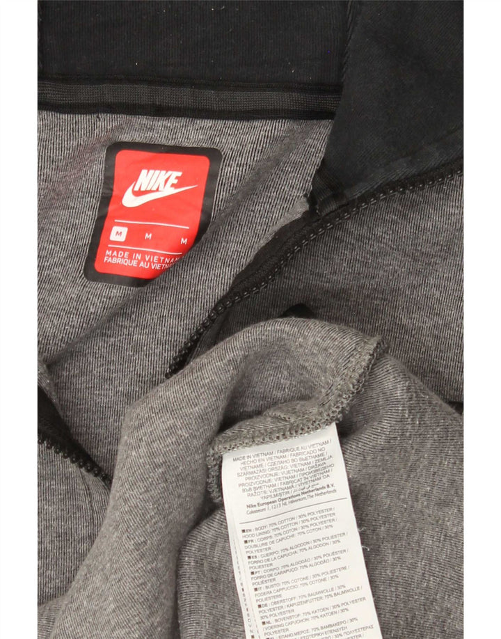 Ανδρικό πουλόβερ Nike με φερμουάρ, μεσαίο βαμβακερό γκρι
