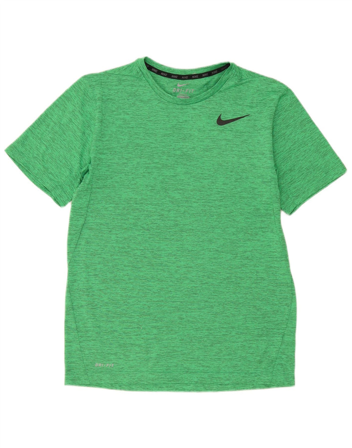 Ανδρικό μπλουζάκι Nike Dri Fit Top από μεσαίο πράσινο πολυεστέρας