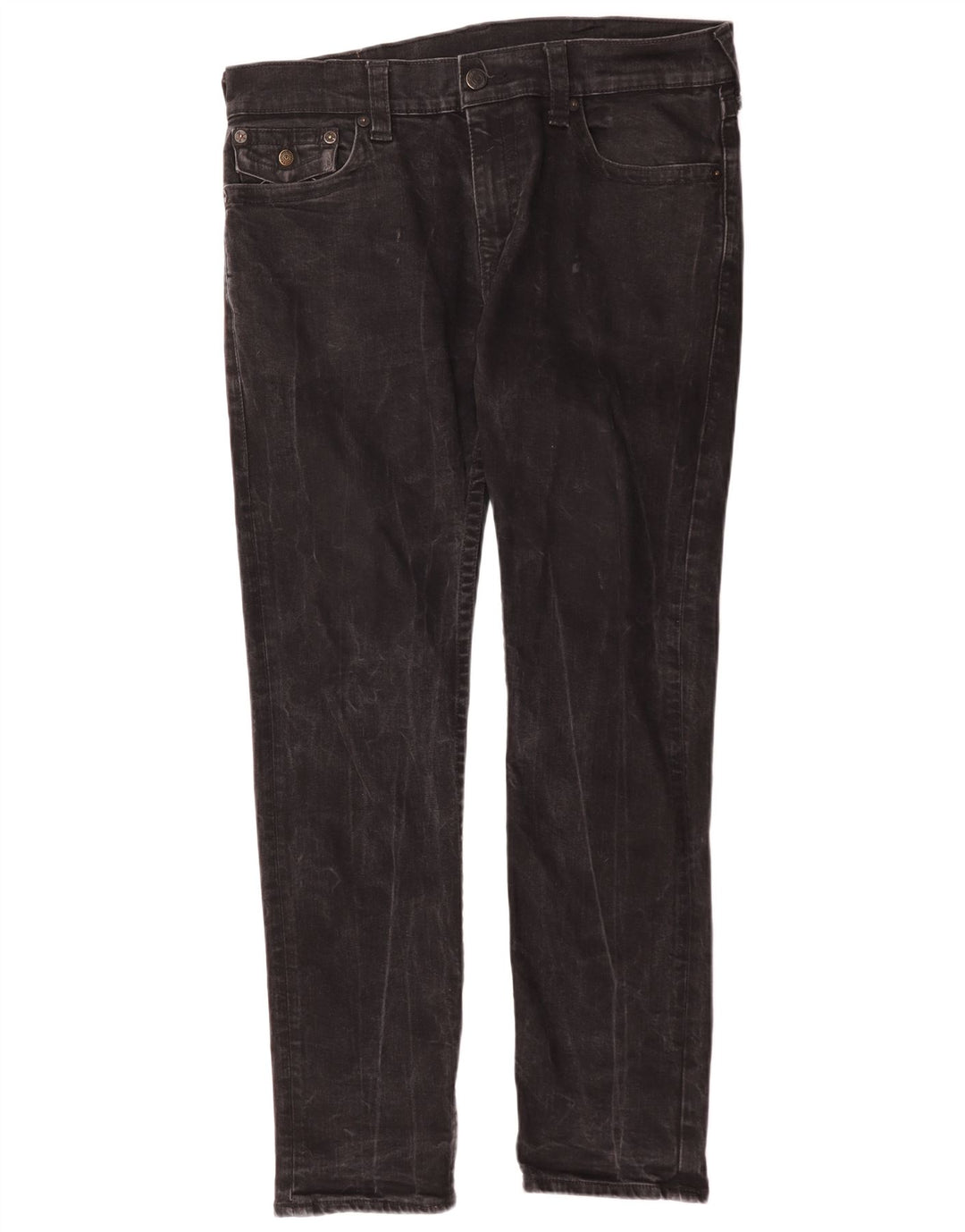 True Religion Ανδρικό Slim Jeans W34 L31 Μαύρο βαμβακερό
